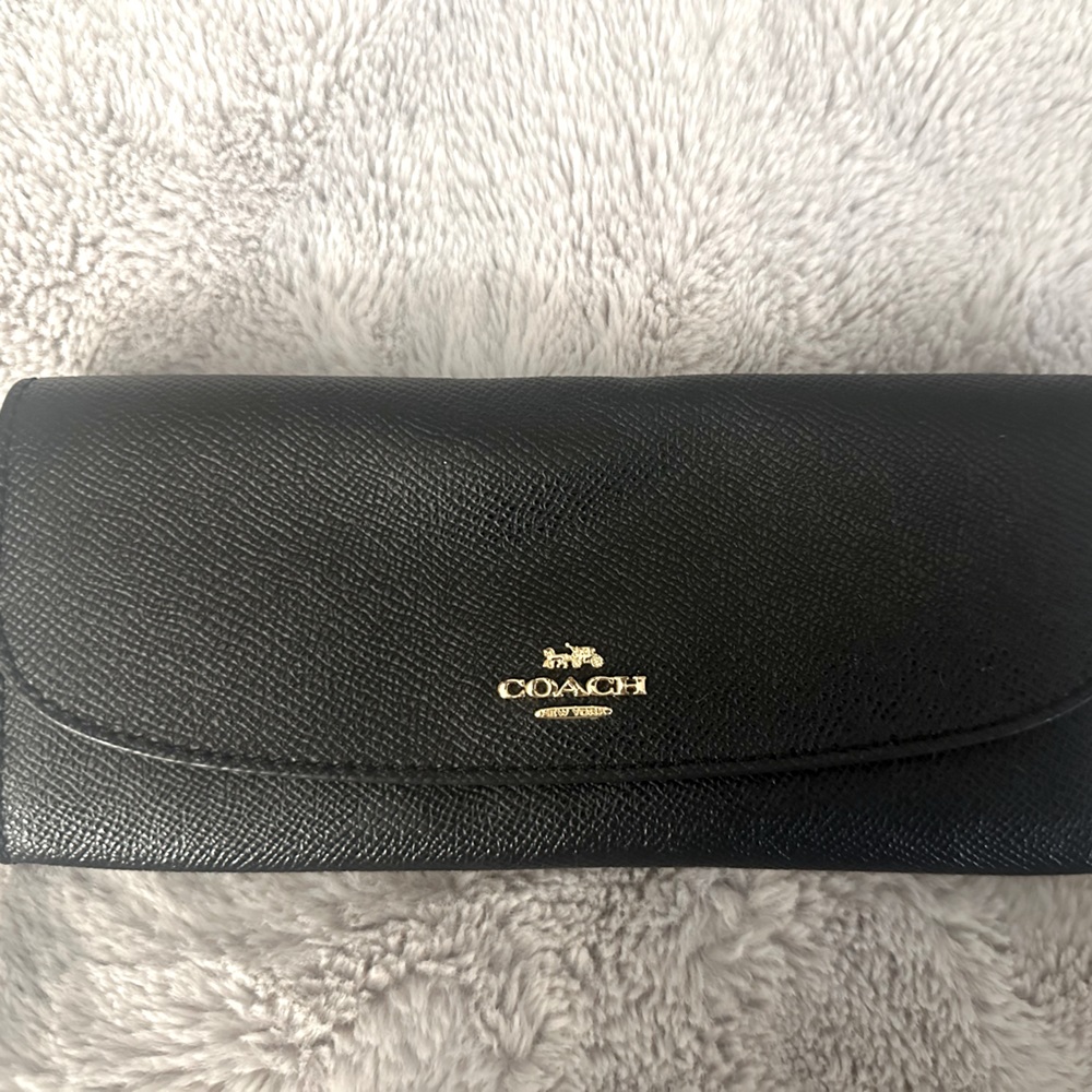 BLACK COACH WALLET